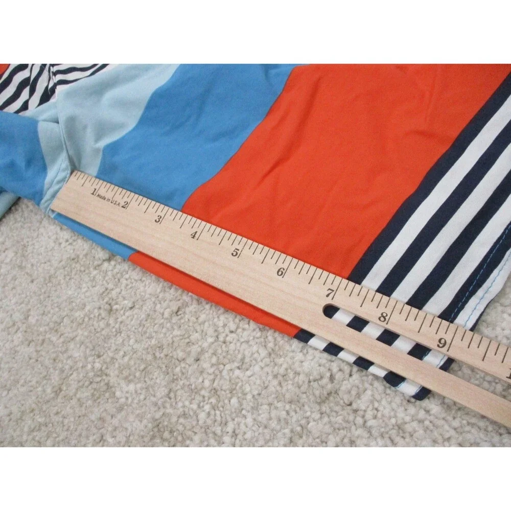 Patagonia Wavefarer Board Shorts Mens 40 Blue Orange Striped Swim Trunks 19